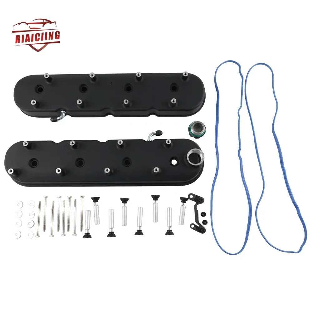 Прочная литая алюминиевая черная парная крышка клапана с креплением на катушку для LS1 LS2 LS3 GM LS