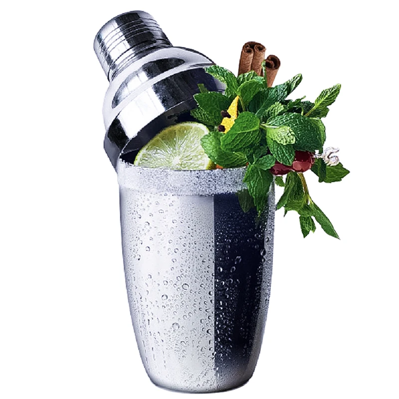 

250/350/550ml Stainless Steel Cocktail Boston Bar Shaker Bar WineBar Tool Accessory Barware