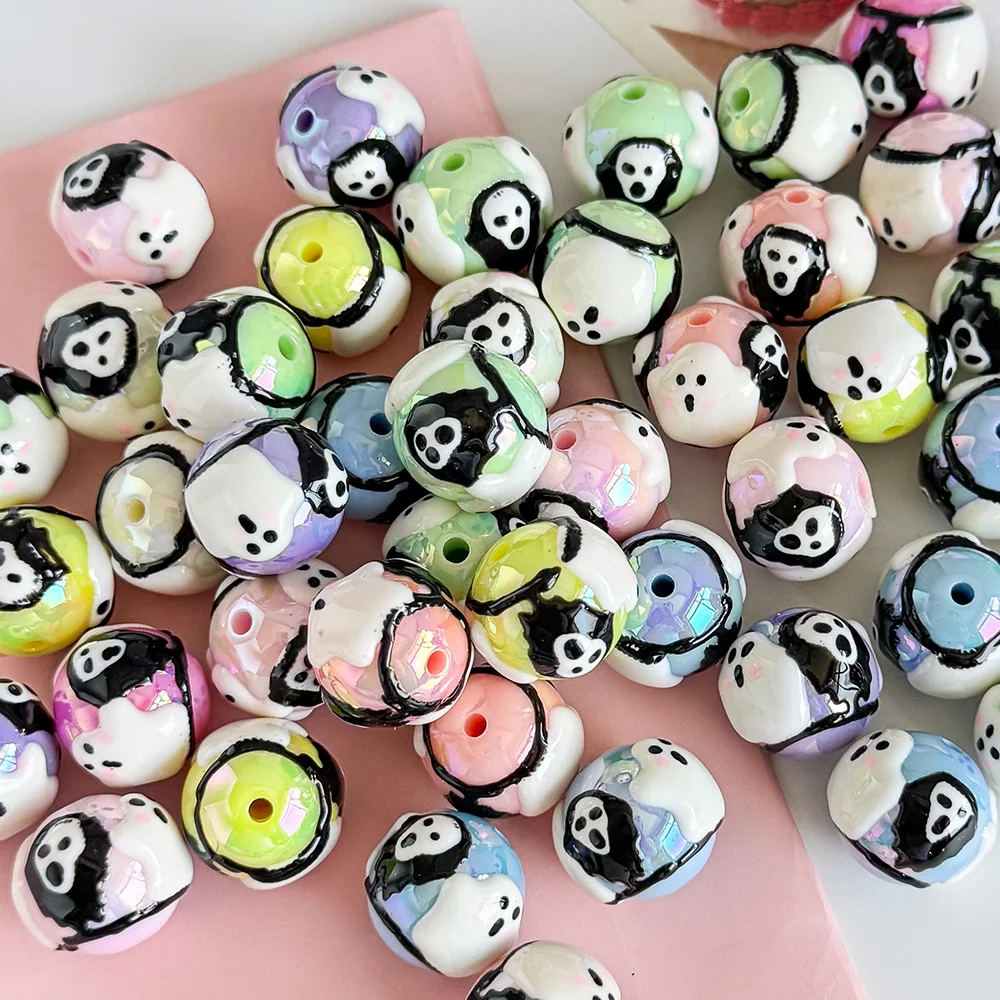 

Cordial Design 100Pcs 16*16MM DIY Beads Making/Oil Drop Effect/Hand Made/Jewelry Accessories/Hallowmas Shape/Acrylic Bead #19176