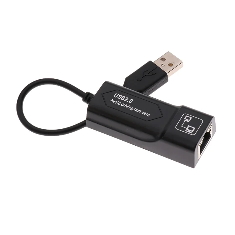 컴팩트 1세트 USB 2.0 - RJ45 어댑터 USB 2.0 어댑터 케이블 LAN 이더넷 어댑터 (미르코 OTG 포함) 아마존 파이어 TV 3 또는 스틱 GE용