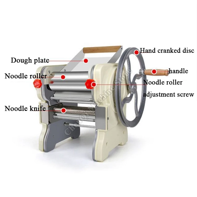 Rodillo de masa Manual de acero inoxidable, máquina para hacer Pasta, Dumpling, Wonton, colgador rodante de masa, máquina para hacer fideos