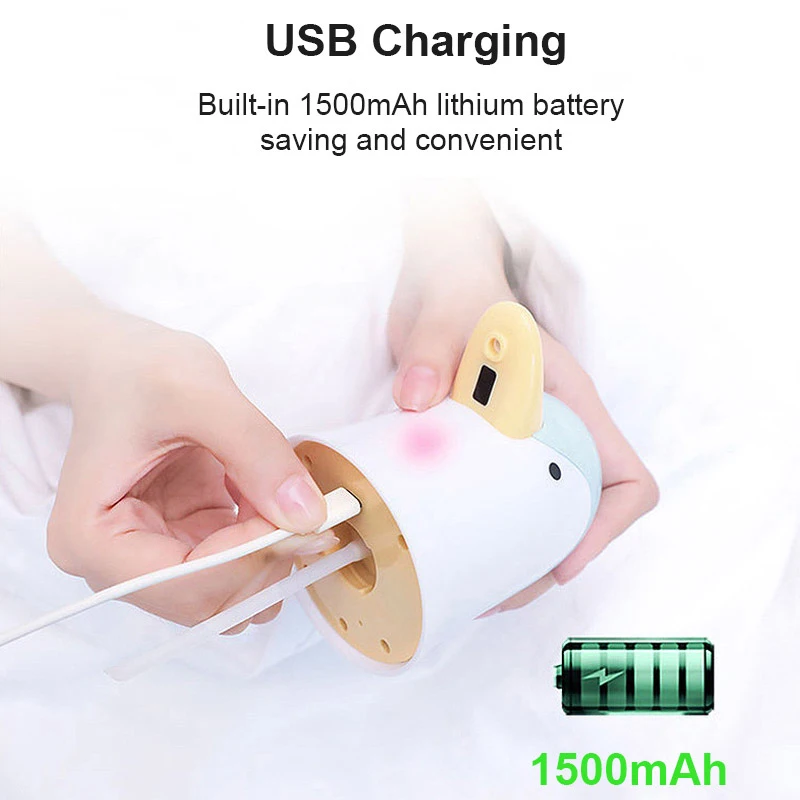 400 Ml น่ารักเพนกวินเครื่องจ่ายสบู่อัตโนมัติแบบสัมผัสเหนี่ยวนำฟองเครื่องซักผ้าสำหรับเด็กห้องครัวห้องน้ำ