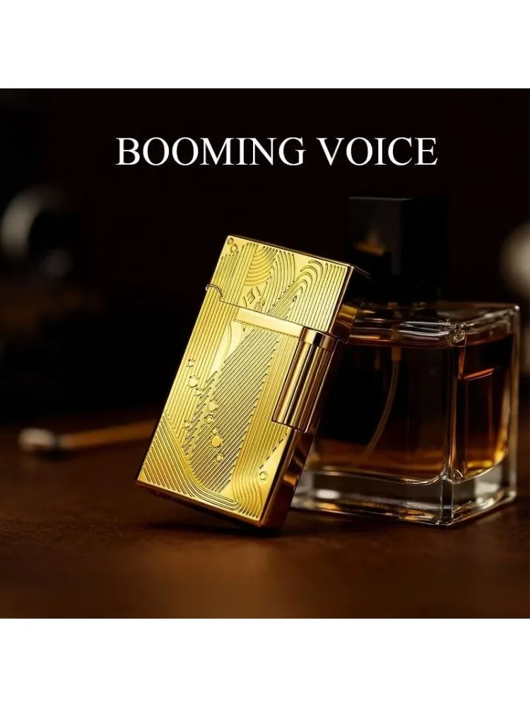 Briquet à gaz Butane en métal, Vintage, Windroof, or, motif sirène endormie, glissement latéral, combattants uniques pour les fumeurs, nouveauté 2026