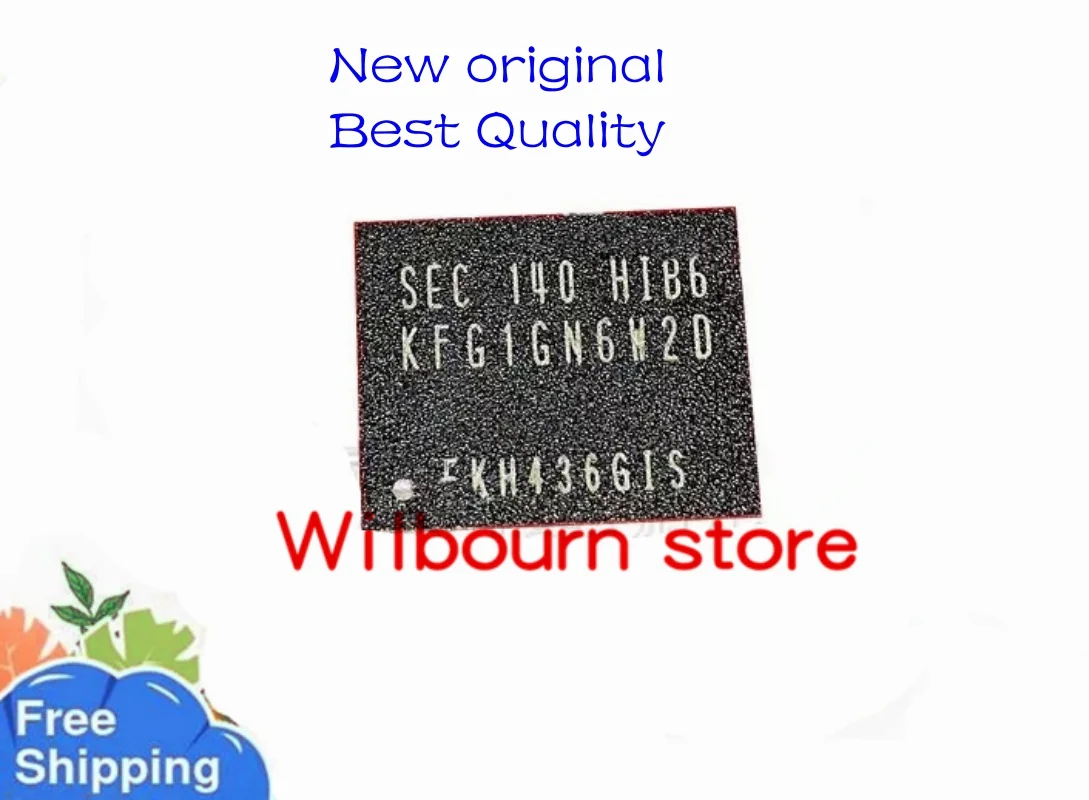

New original 2PCS~10PCS/LOT KFG1GN6W2D-HIB6 KFG1GN6W2D HIB6 BGA