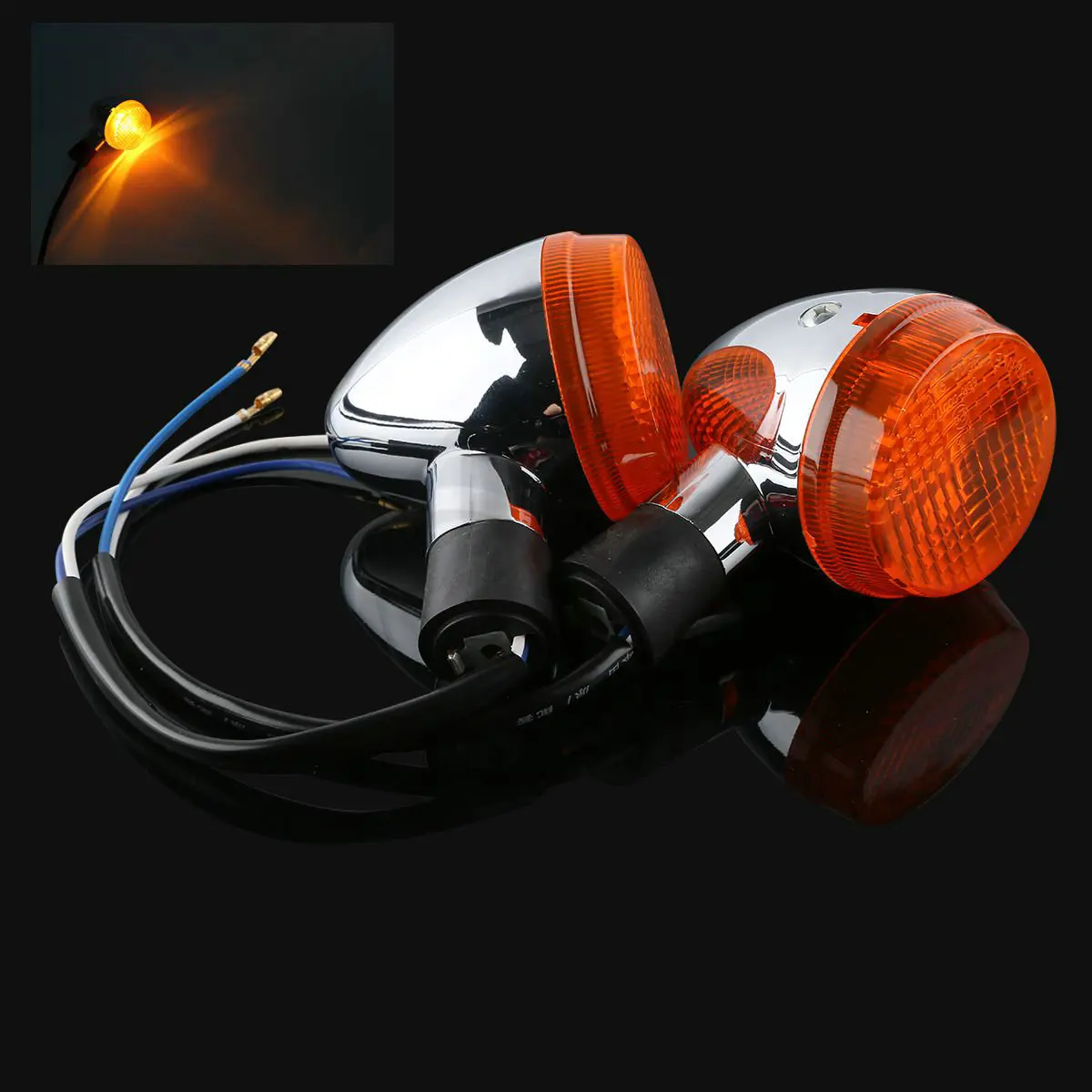 

Желтый указатель поворота для мотоцикла HONDA Shasow 400 750 VT750 2004-2007 2005 2006 оранжевого цвета