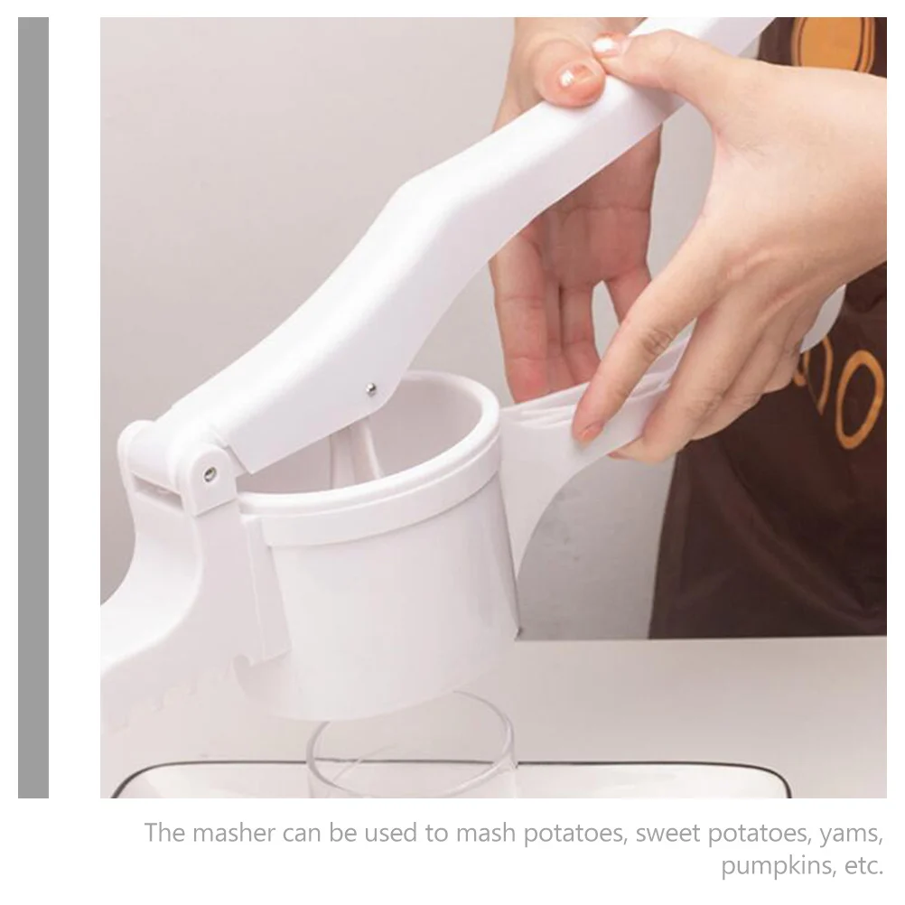 

1Set Heavy Duty Potato Masher Stainless Steel Manual Food Presser for Mashing Potatoes Vegetables Kitchen Utensil Multipurpose