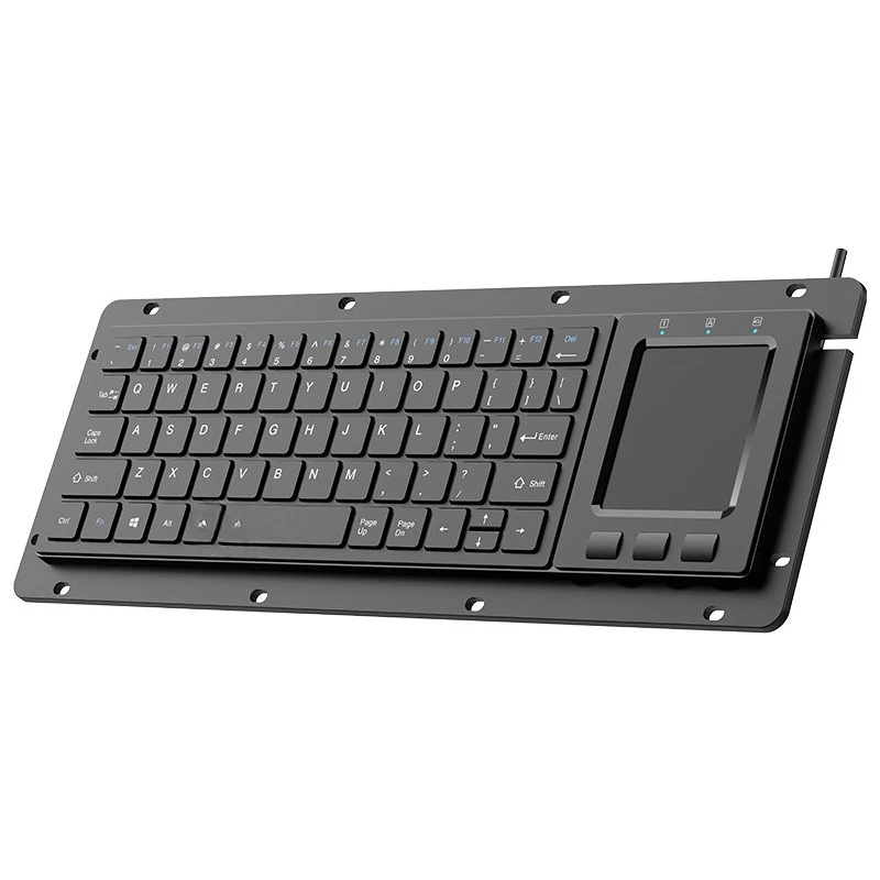 DS-9898 Trackball touch USB/PS2 industrial keyboard industrial control integrated keypad numerical control