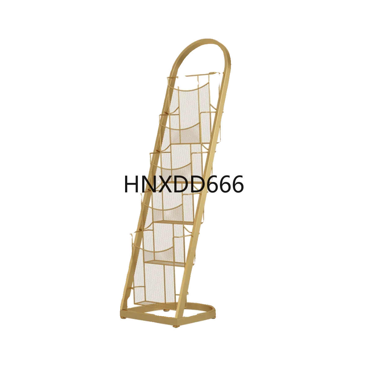 Newspapers and magazines display stand Metal book shelf