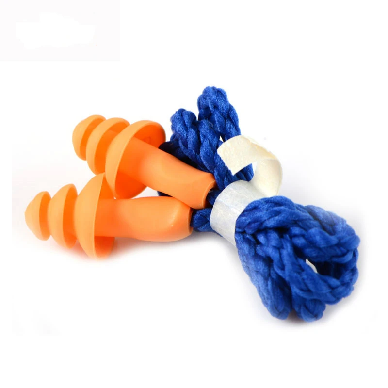 3M 1270 Ear Protector Authentic Foam Soft Silicone Corded Noise Reduction ChristmasTree Earplugs Swimming Protective Earmuff