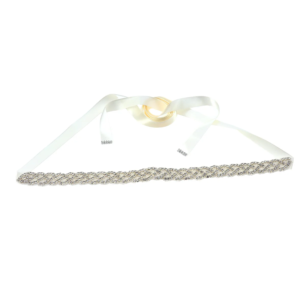 أنيقة البيج الزفاف حجر الراين كريستال فستان الزفاف حزام اللؤلؤ حجر الراين ديكور للعروس حزب المناسبات الرسمية