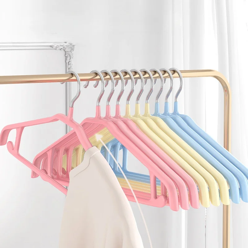

5pcs/set Bold wide shoulder seamless hanger, jacket anti shoulder corner seamless home dipping hanger