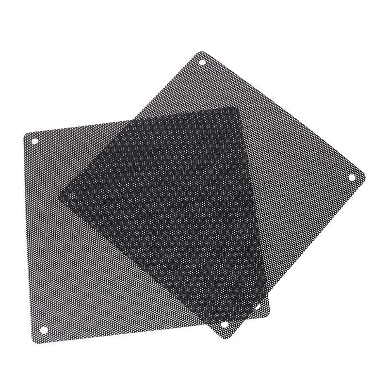 Cuttable Computer Mesh Dustproof Cover Chassis Dust Cover,140x140mm DIY PVC PC for Case Fan Cooler Black Dust Filter DIY