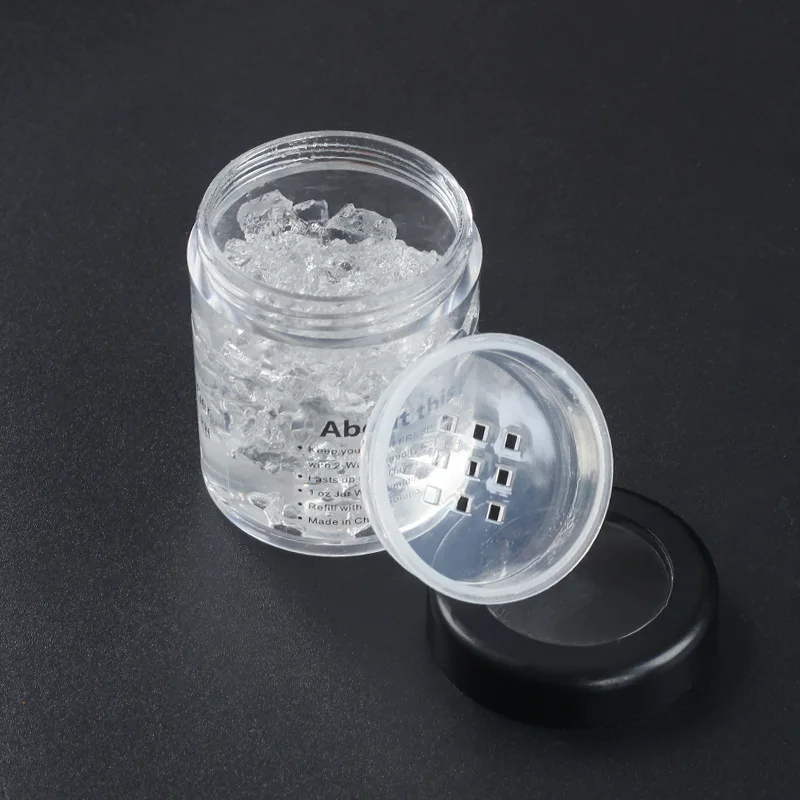 Humidificador de Gel de cristal para cigarros, bote hidratante pequeño para tabaco, accesorios esenciales para el cuidado del almacenamiento adecuado