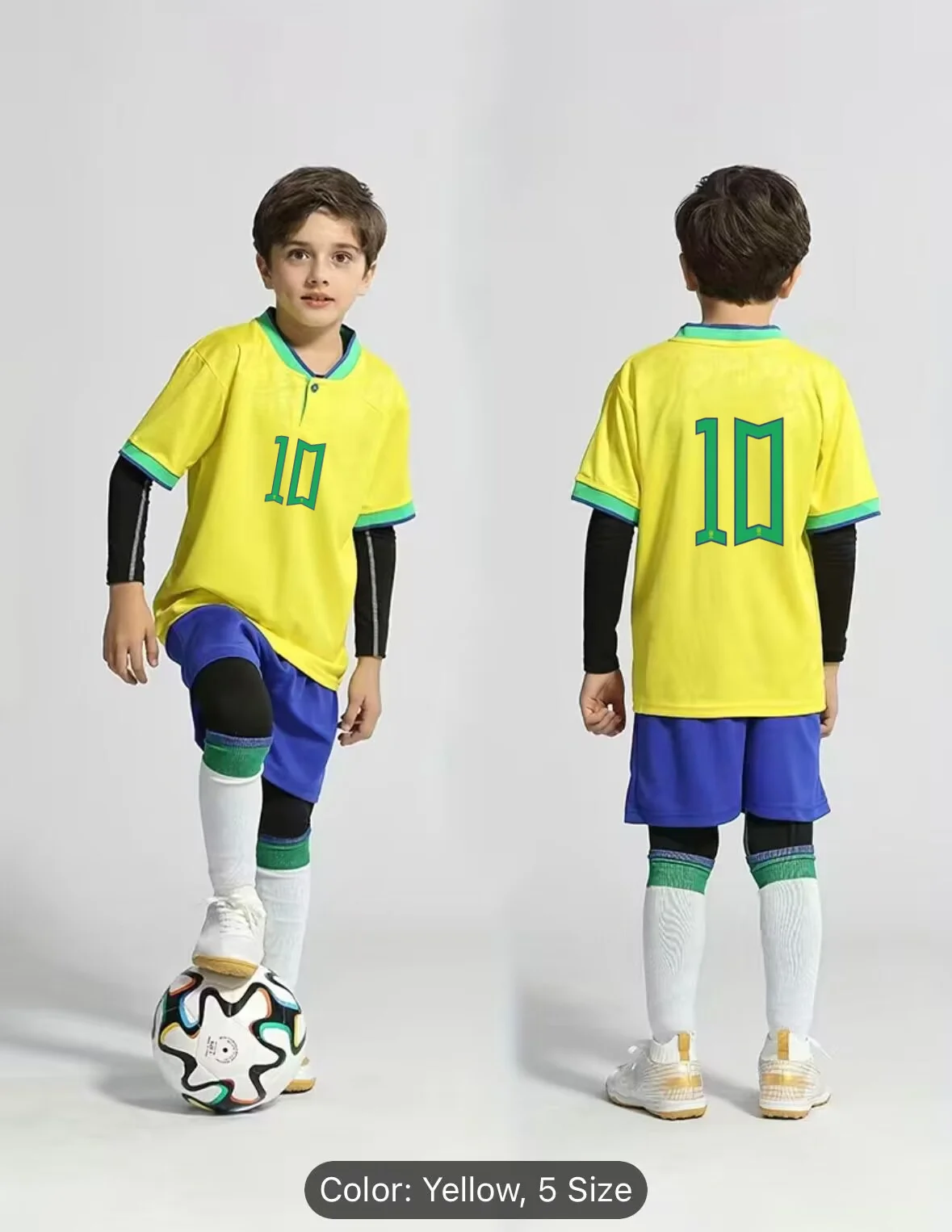 Children\'s sports suit boy girl Portuguese Fans shirt Training wear games rugby Football Shirt  Men Kids Child Sets Kit uniform