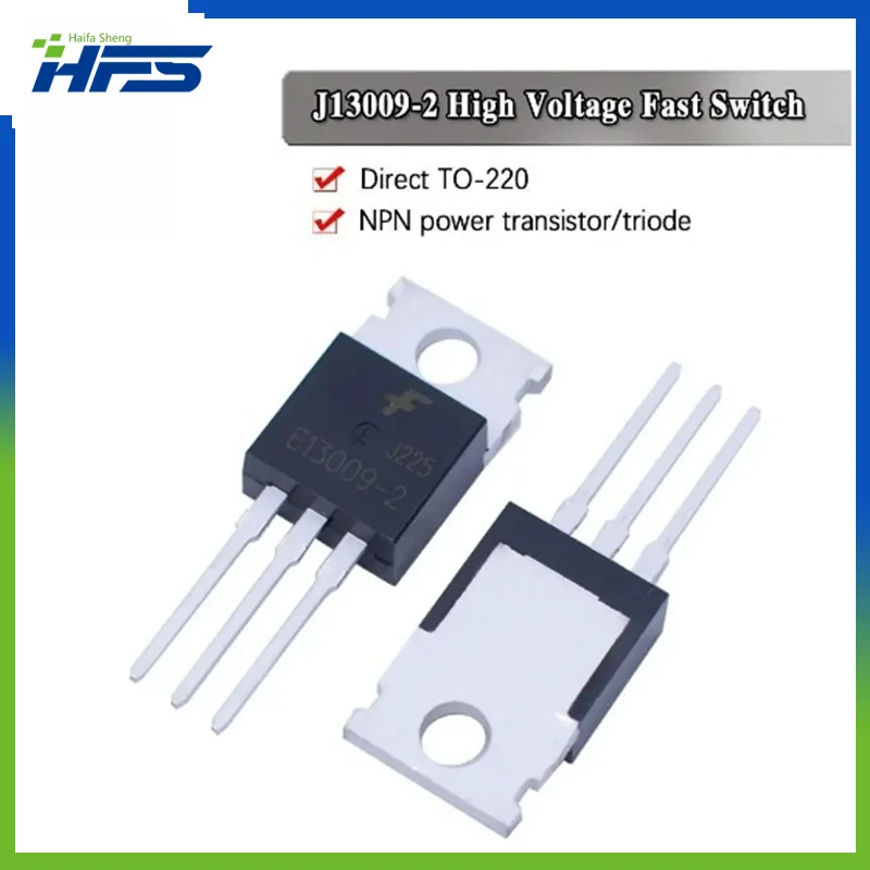 

MJE13009 FJP13009 J13009 13009 TO-220 Crystal triode High Voltage Fast-Switching NPN Power Transistor