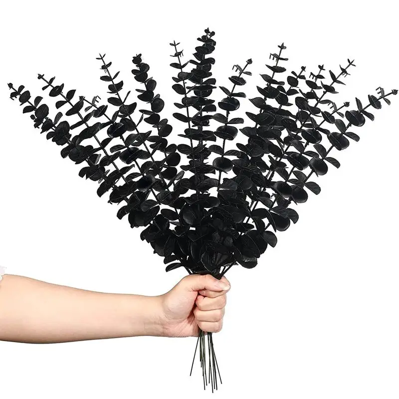 20Pcs Artificial plant Eucalyptu Leave Hot sale for Christmas Home Wedding garden Decoration Wall Wreaths Diy Gift Box Scrapbook