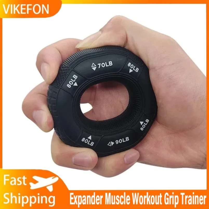 سيليكون قابل للتعديل قبضة اليد 20-90LB إصبع تجتاح حلقة الساعد المدرب الرسغي المتوسع العضلات تجريب قبضة المدرب ﻿