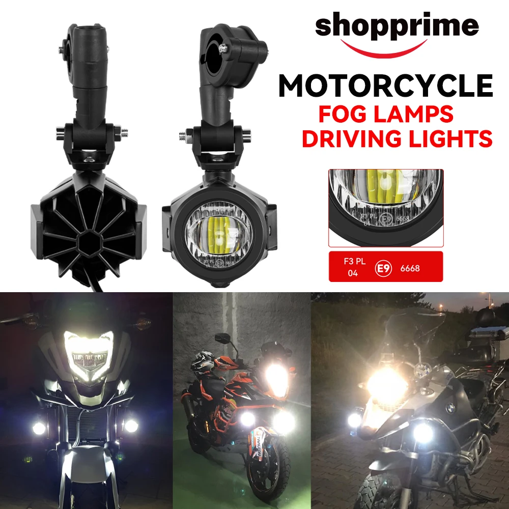 

Motorcycle Headlight Fog Lights Led Auxiliary Driving Lamp For BMW R 1200GS R1250GS ADV F800GS K1600 For Honda CRF1000L