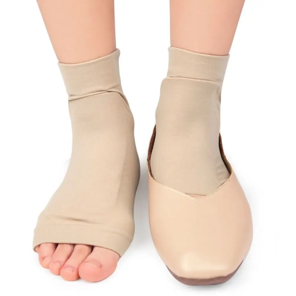1pair Sports Invisible Silicone Gel Socks Elastic Soft Ankle Gel Sleeves Breathable Ankle Compression Sleeve Ski & Boots