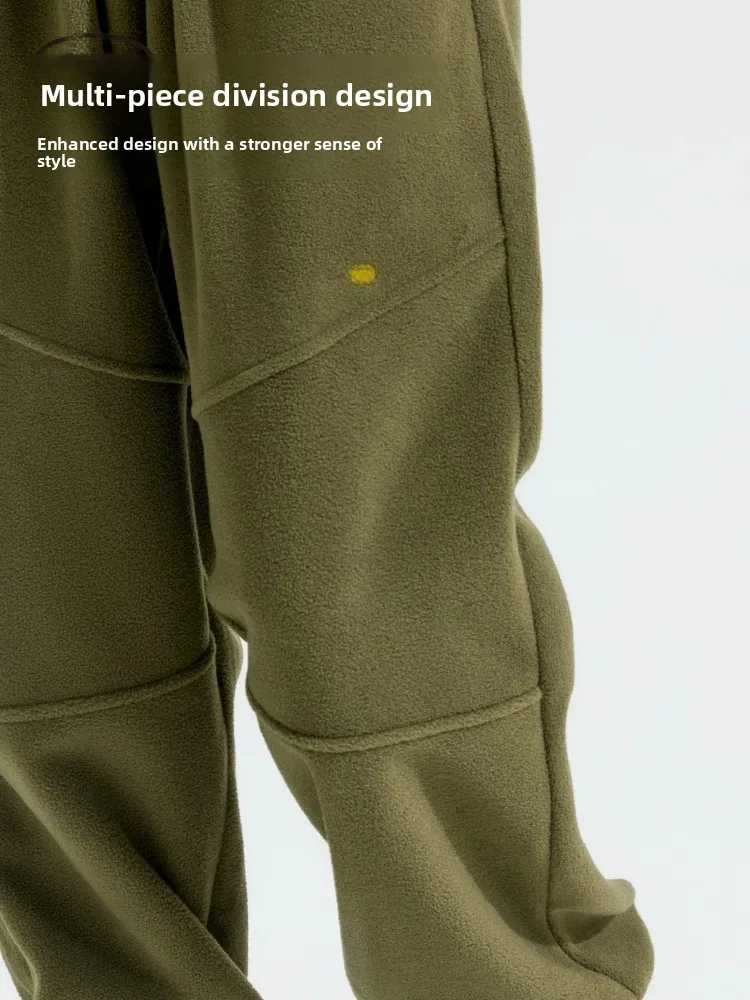 Mipo Winter Outdoor Fleece Lined Sports Pants for Kids Boys Girls Multicolor Wear Resistant Long Trousers Children's Clothing