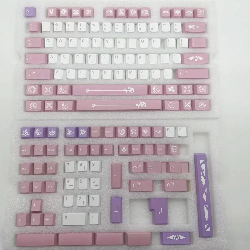 Original Custom PBT Keycap Arijah Animation Cherry Profile DYE Subbed ISO Enter 2U 2.25U 2.75U 3U 6.25U Spacebar