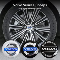 4pcs 65mm Car Wheel Center Hub Caps Tire Rim Covers Accessories For Volvo V60 V40 XC90 S60 C30 XC60 V50 V70 S90 AWD XC40 S80 V90