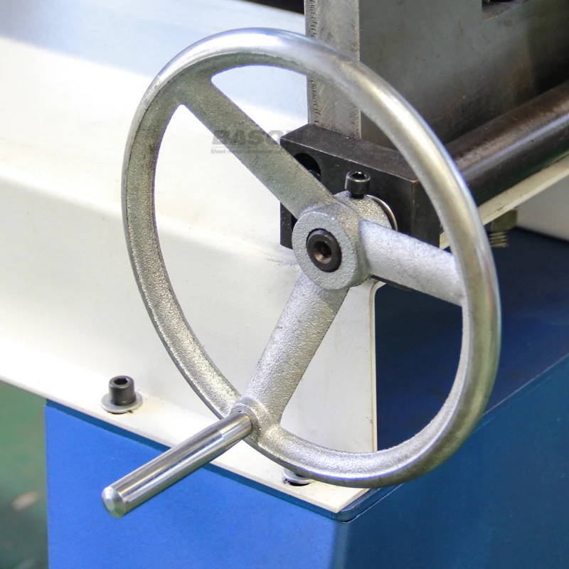 HVAC Duct Machine 3 Roller Sheet Metal Plate Roller Simple Mechanical Structure&Low Maintenance Cost