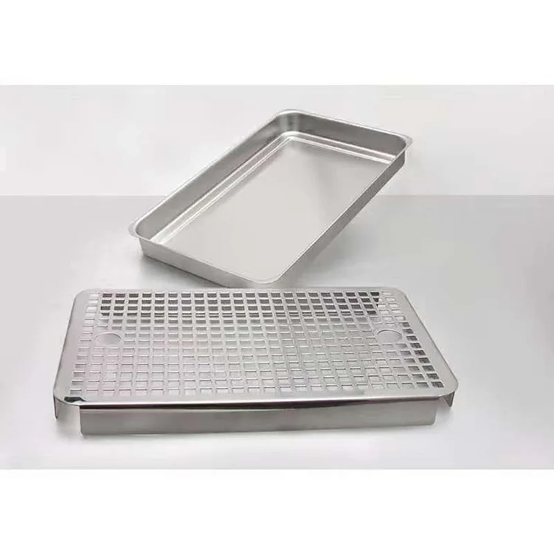 304 Stainless Steel Bar Accessories Eco-Friendly Drainage & Drip Tray for Wine Coffee & Milk Tea