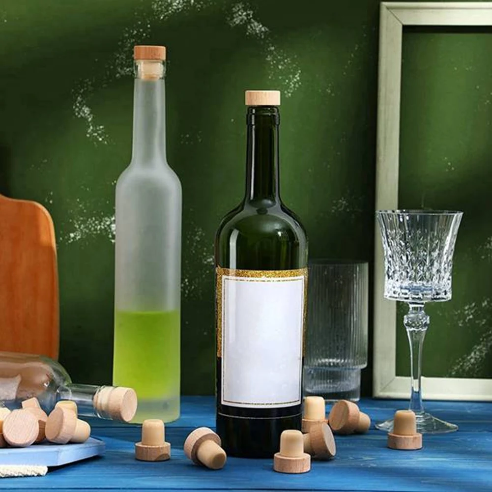 50 PC ขวดไวน์ Cork T รูป Cork ปลั๊กสําหรับไวน์ Cork ไวน์ Stopper Reusable ไวน์ Corks ไม้และยางไวน์ Stopper