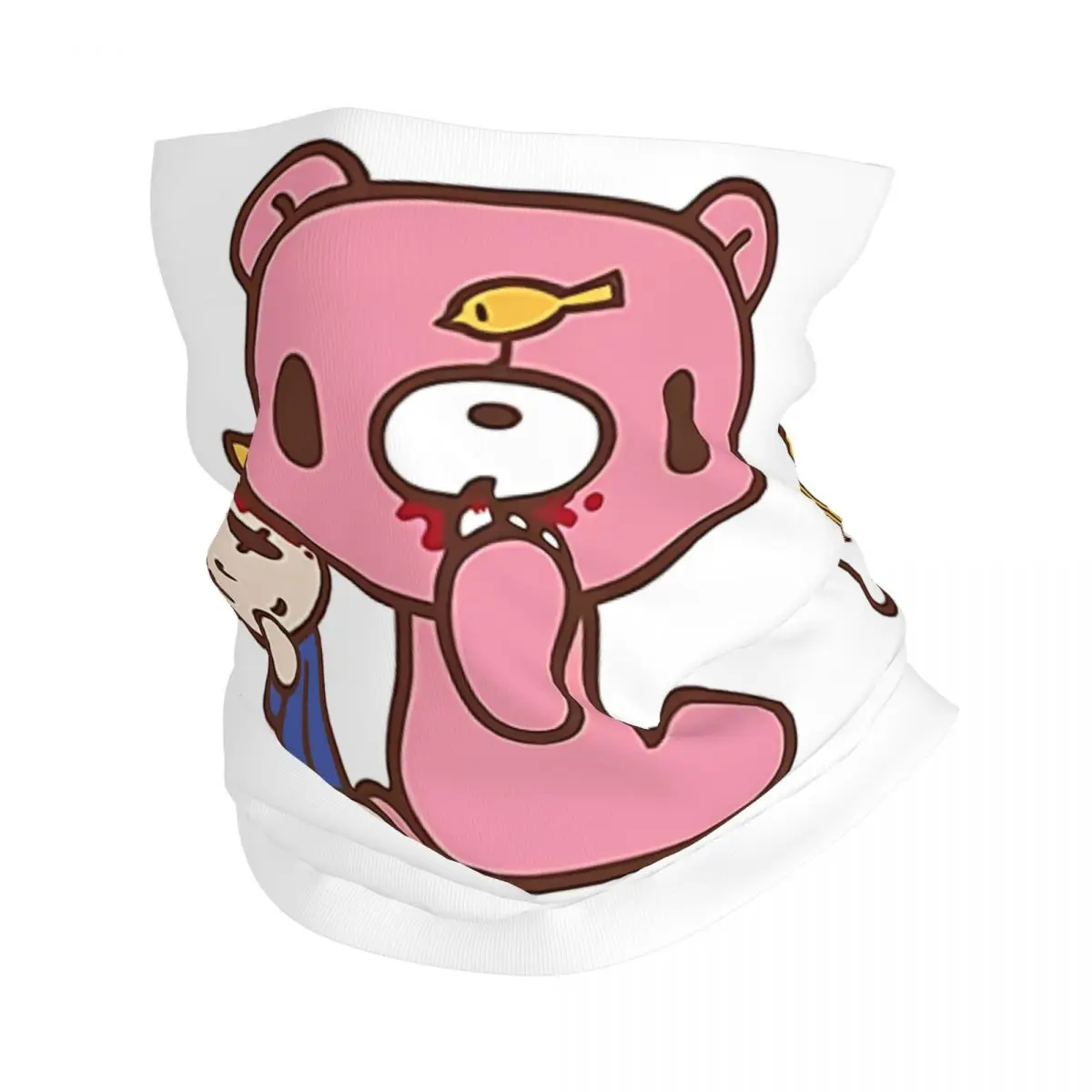 Manga Animation Gloomy Bear Bandana Neck Gaiter for Ski Running Men Women Wrap Scarf Headband Warmer