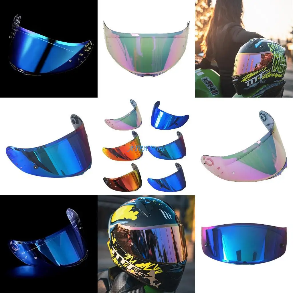 

U13C Motorcycle Visor Anti-scratch Wind Shield Helmet Visor Full Face for MT-V-14