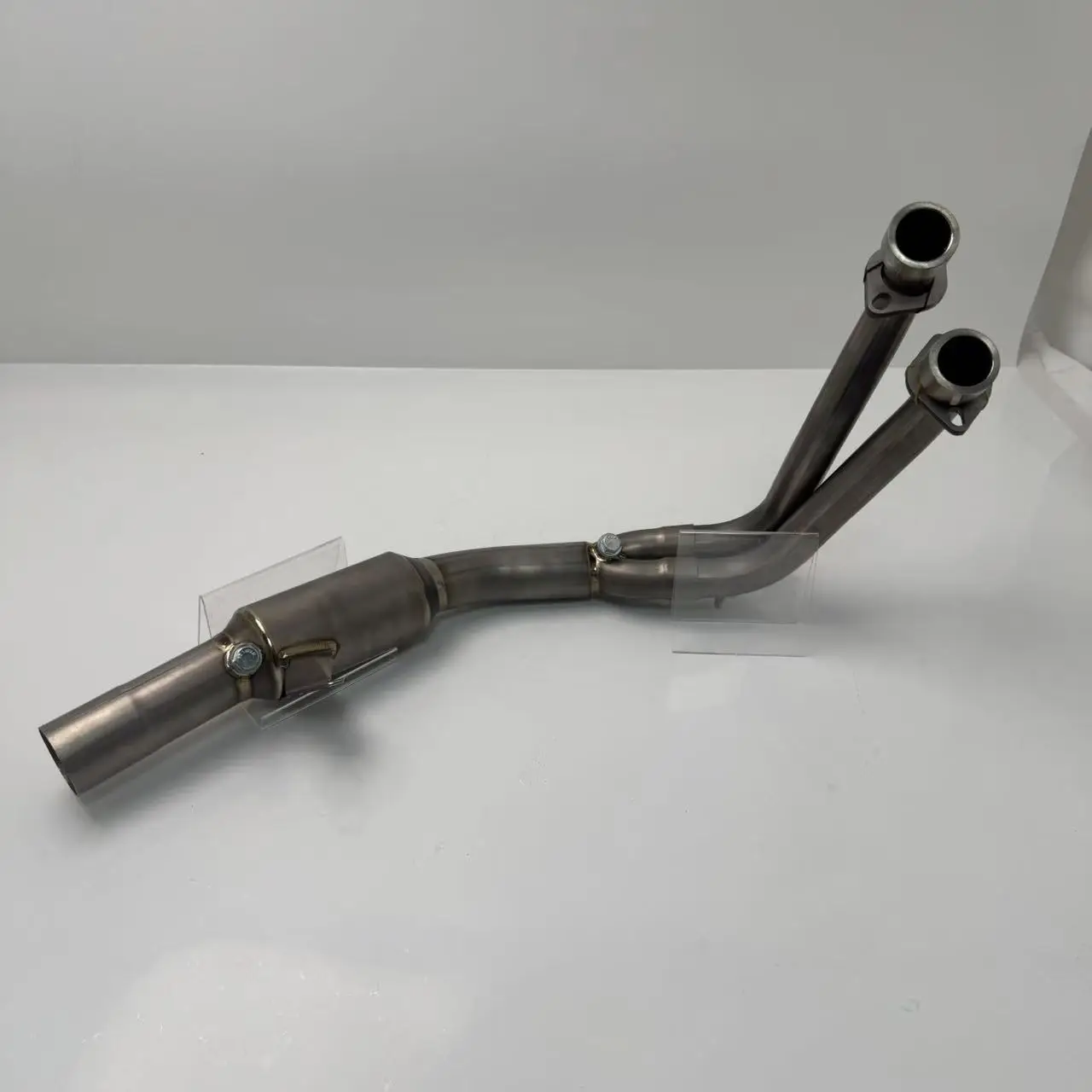 Slip On For VOGE DS625X Moto Exhaust Escape Titanium Alloy Muffler Link Front Middle Pipe Replace Original Catalyst