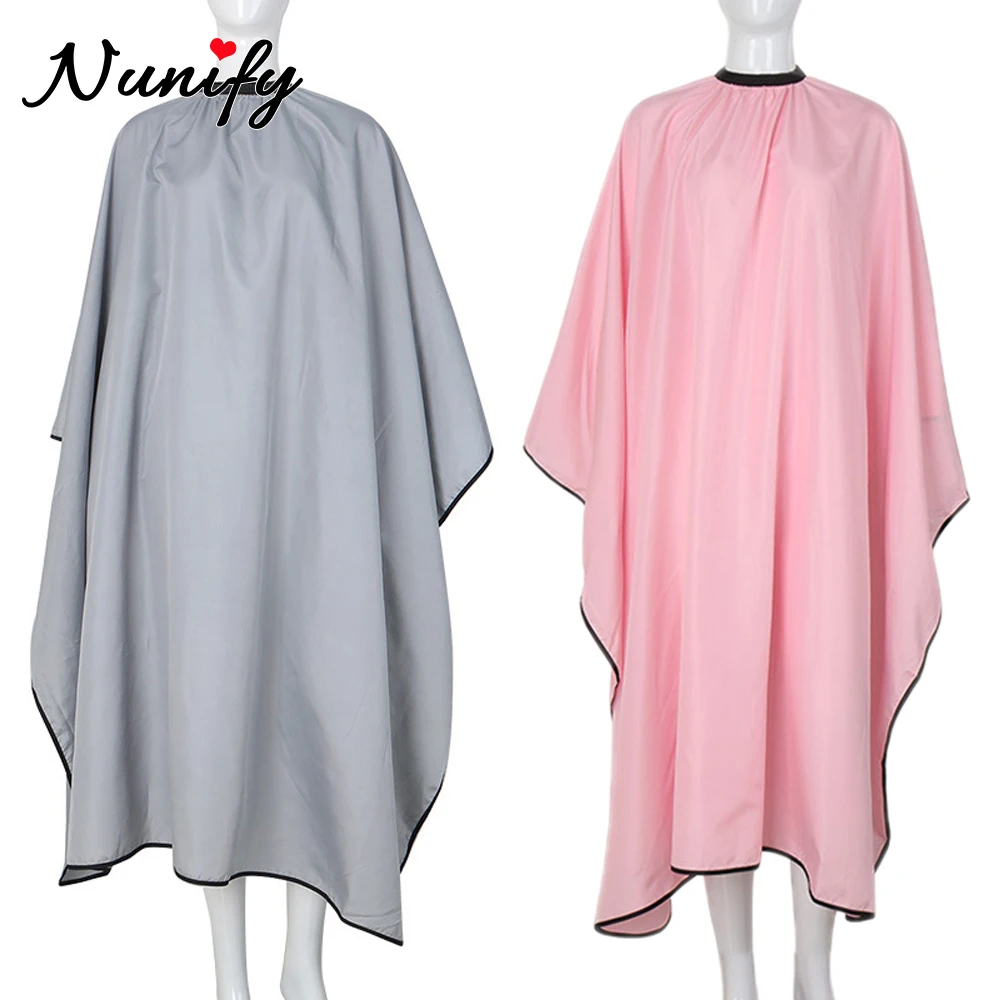 

Hair Salon Capes With Adjustable Neckline Waterproof Hairdressing Styling Hair Cutting Nylon Cape For Barber Hairdressers
