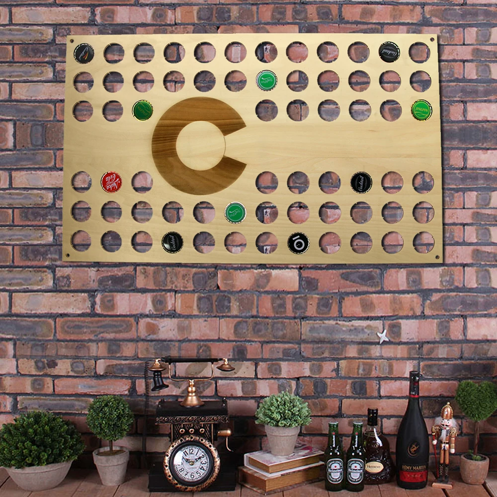 Colorado Beer Cap Map Home Bar Craft Beer Drink Up Beer Cap Trap Hanger Pubs Man Caves Groomsman Gifts All States Available