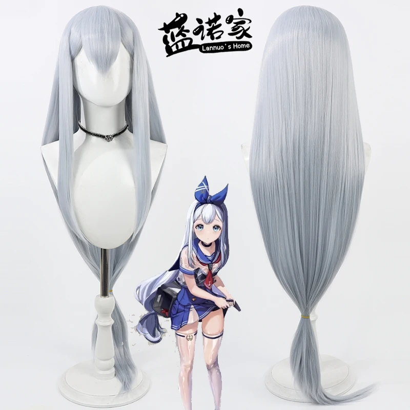 

Игра Goddess of Victory: Nikke Anchor Cos Косплей Парик Хэллоуин Карнавальная вечеринка Реквизит Синтетические волосы Термостойкое волокно + Кепка для парика