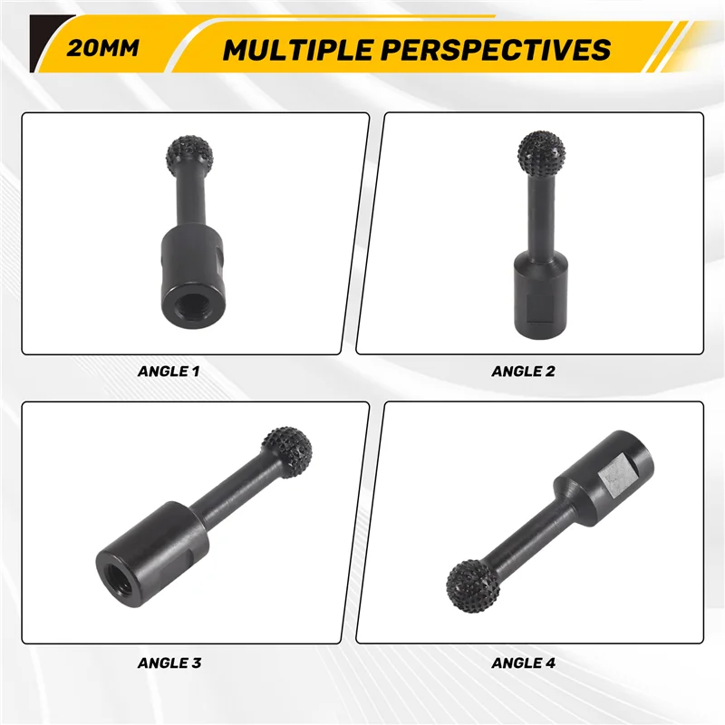 

Ball Gouge Spherical Spindles Shaped Wood Gouge Power Carving Attachment 115/125 Angle Grinder
