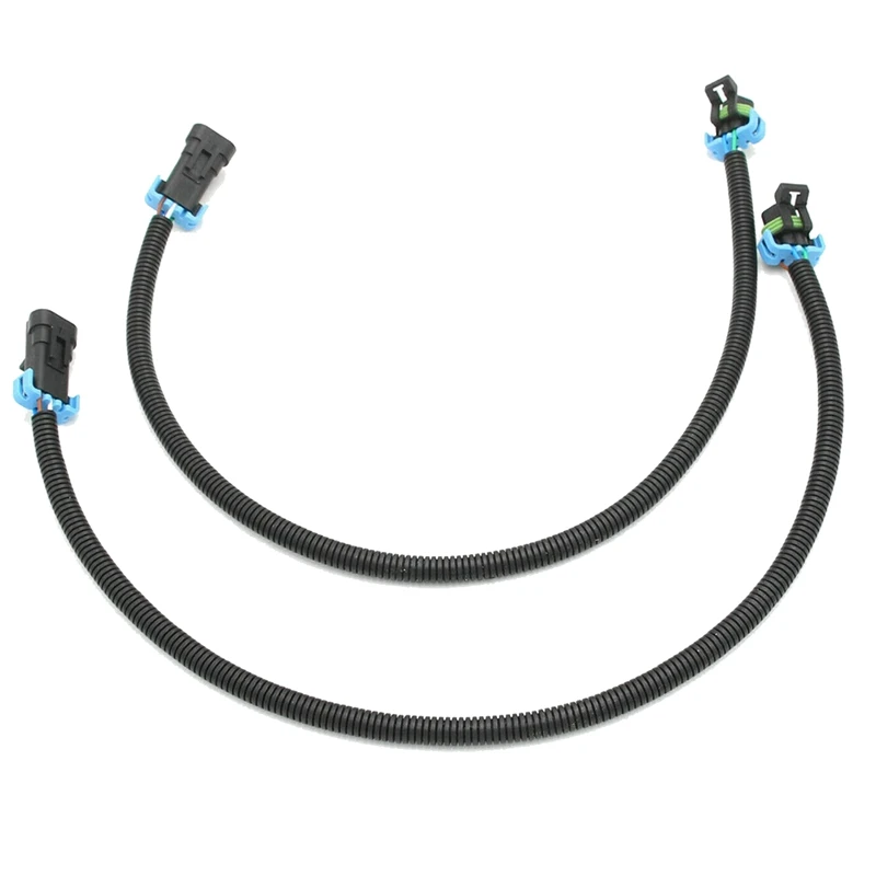 Pair 24 Inch Oxygen O2 Sensor Extension Wire Harness For Camaro Corvette LS2 LS3 LS7 L99 LTT 213-4408, 213-1694