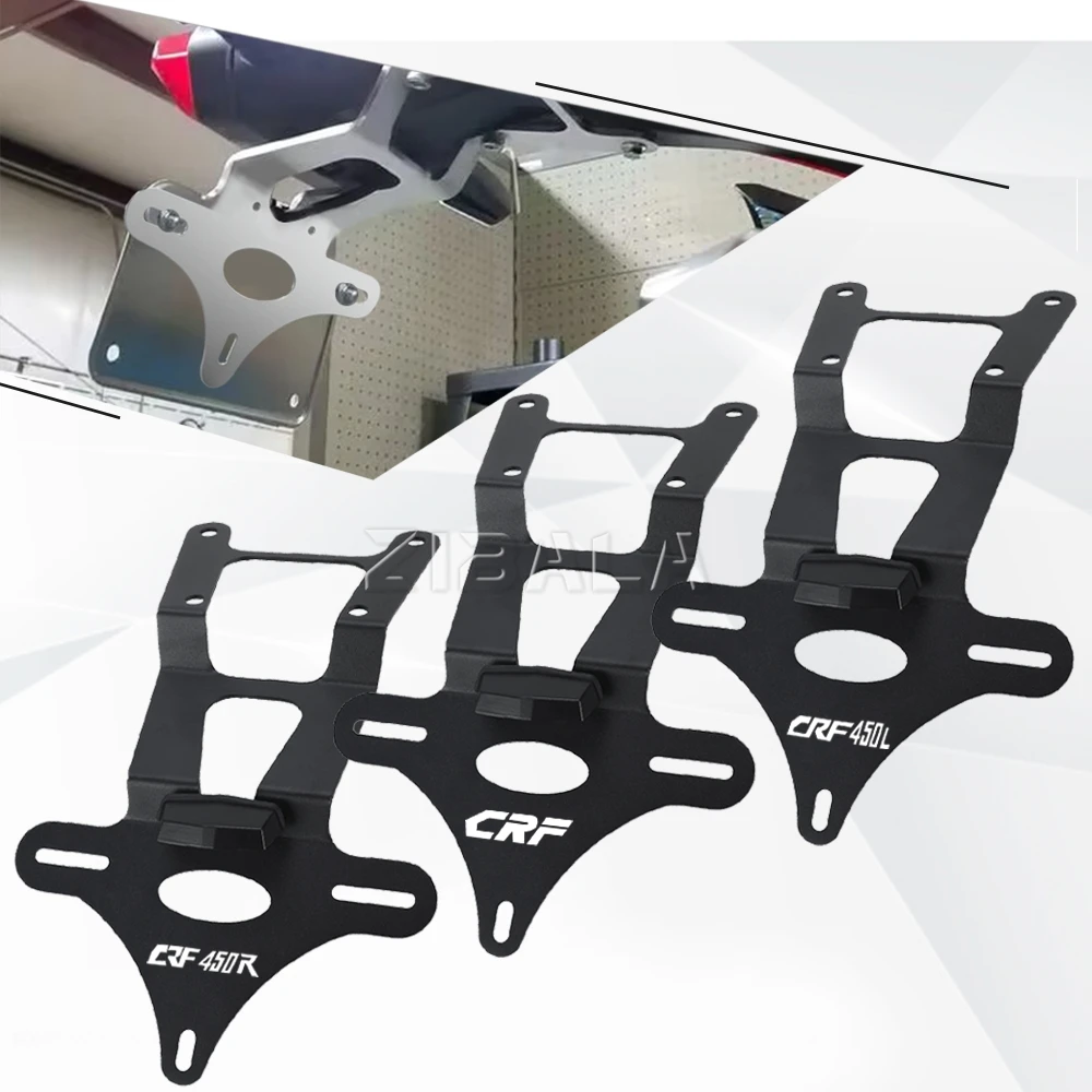 Tail Tidy Fender Eliminator kit License Plate Holder Bracket FOR HONDA CRF450L CRF450RL CRF 450RL 2019-2024 2026 2025 Motorcycle