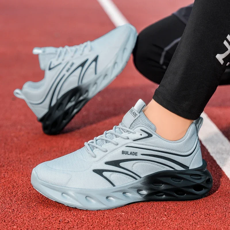 

Outdoor Running Shoes Men Anti-slip Wear-resistant Casual Shoes Men Lace-up Sports Wear-resistant Breathable Walking Shoes Men