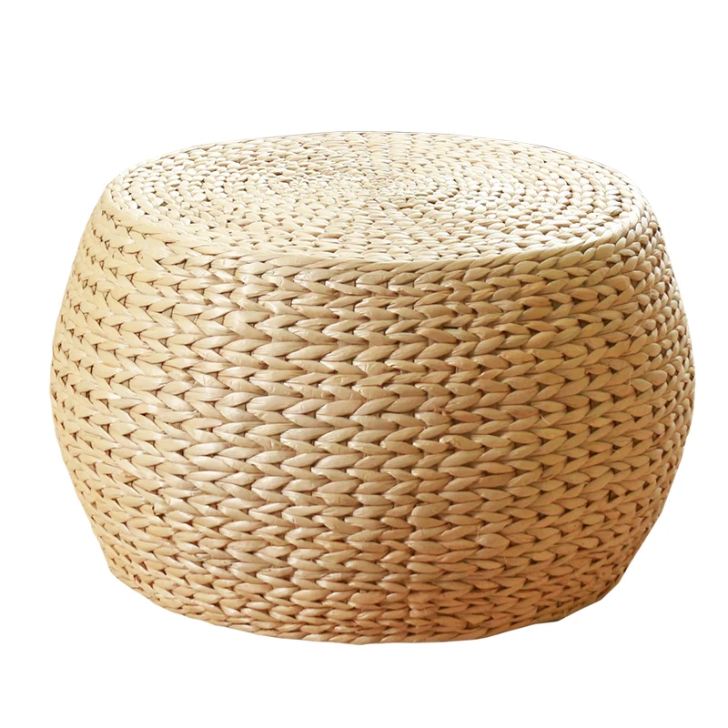 

Straw pier, shoe changing tatami round living room low bench, sofa household small stool pier