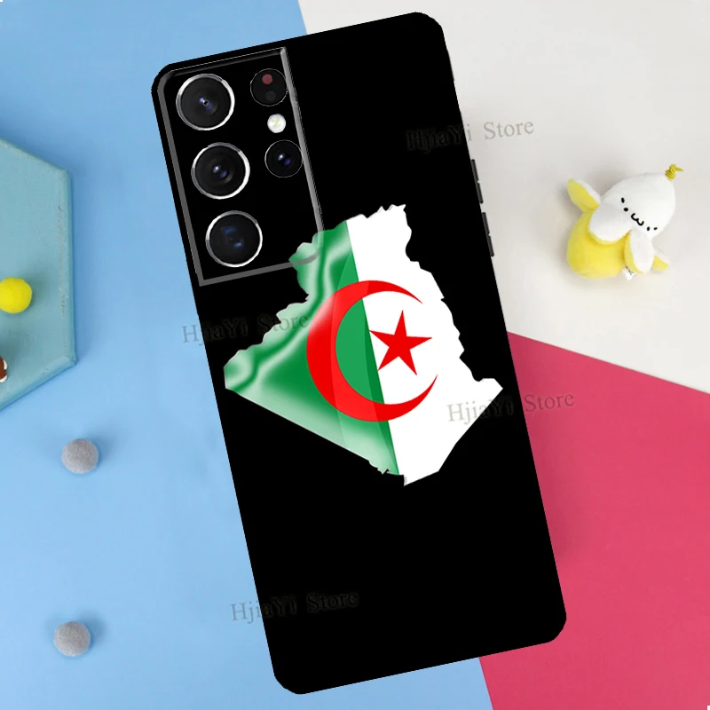 Algeria Flag Algerian Phone Case For Samsung Galaxy S23 S22 Ultra Note 20 10 S8 S9 S10 Plus S20 FE S21 FE Cover