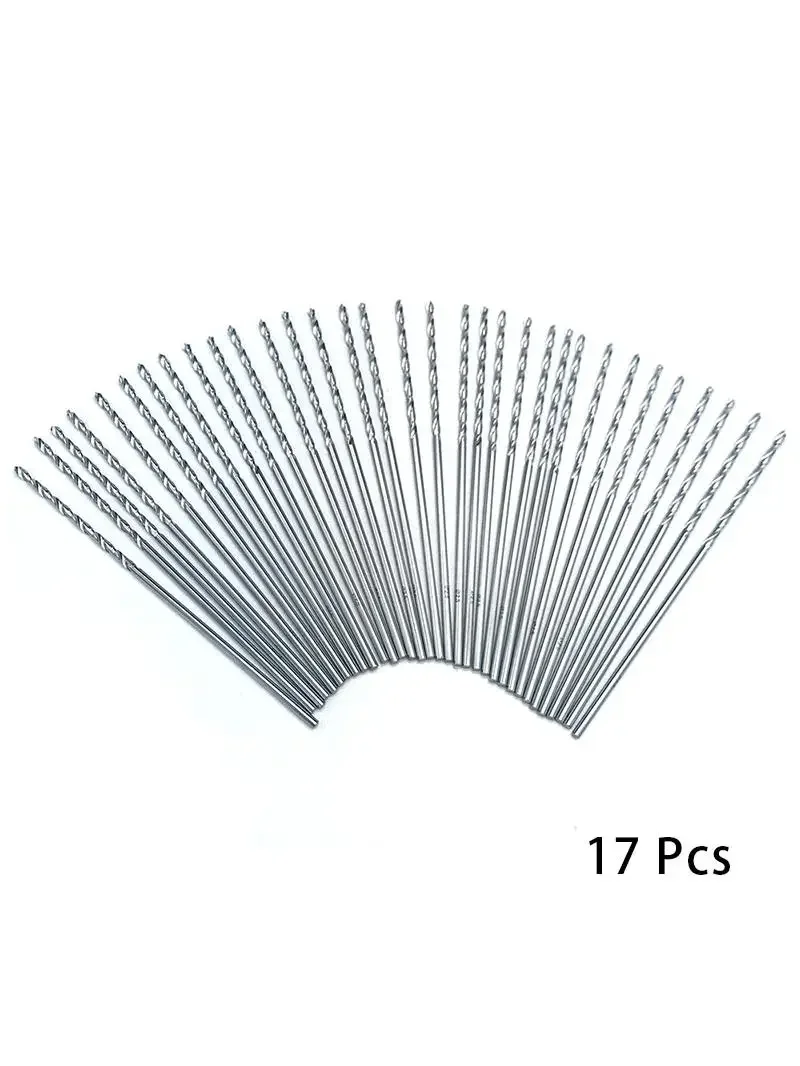 17 sztuk/zestaw narzędzie do chirurgii ortopedycznej wiertła ze stali nierdzewnej 0.8mm-4.8mm wiertła autoklawowalne medyczne narzędzia dla zwierząt 115mm długości — zdjęcie 2