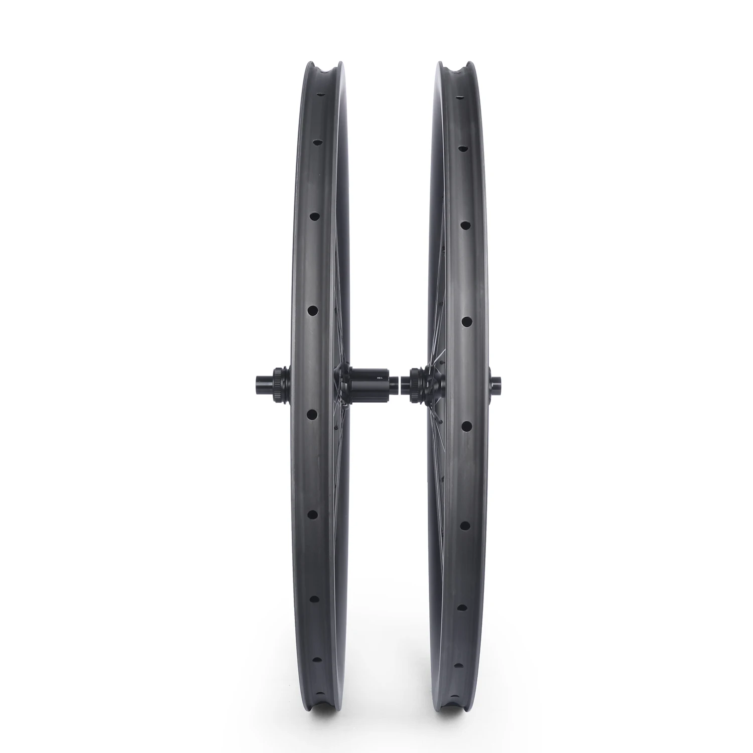 

ICAN Brand 100% Carbon Fiber Toray T700 & T800 Gravel Bike Wheelset 700C 40mm Depth 25mm inner 40C Spokes Sapim CX ray Hub D24