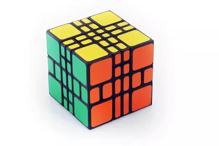 4x4x3 Alien Cube Mixup Plus Cube 443 cubo mágico negro rompecabezas juguete inteligencia parque juguetes para niños
