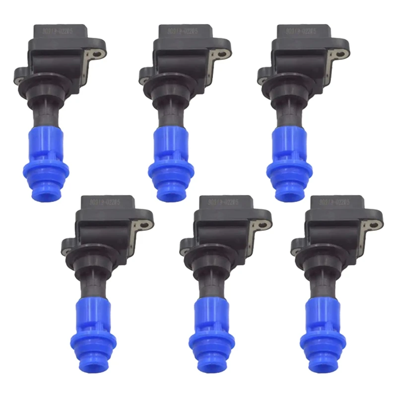 6 Pcs Auto Parts Ignition System Ignition Coils Accessories For Toyota SUPRA TWIN TURBO 90919-02205 9091903002 88921432 UF-386