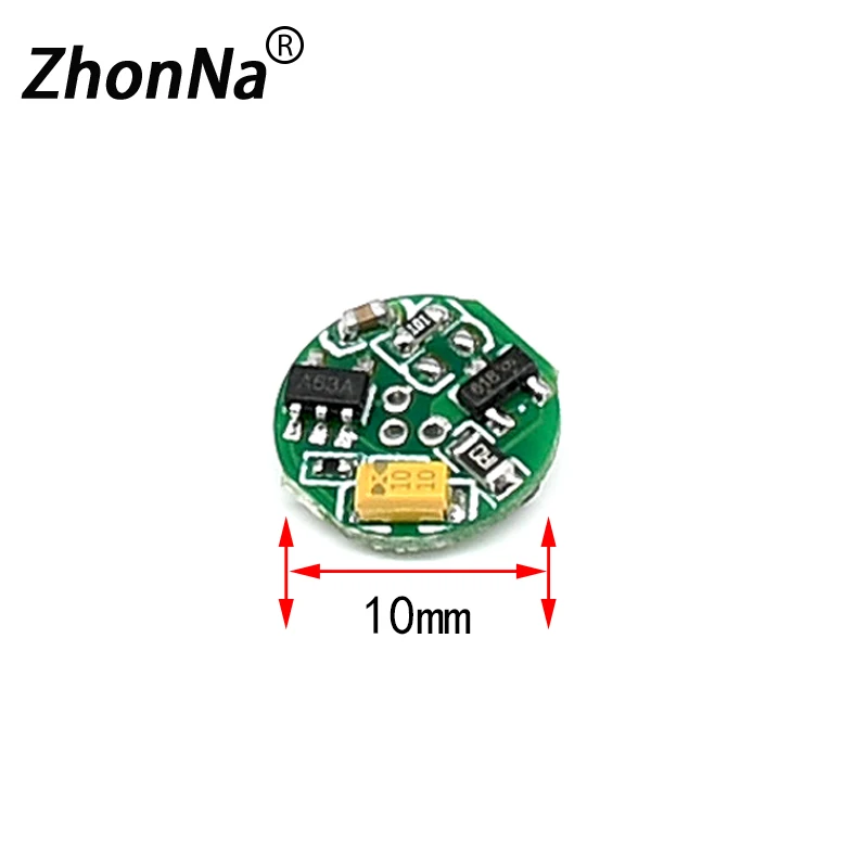 Circuito di azionamento a diodi laser verdi per la guida di Osram Giappone Sharp da 505 a 520 nm Ingresso laser 3-7 V PCB di forma rotonda di potenza