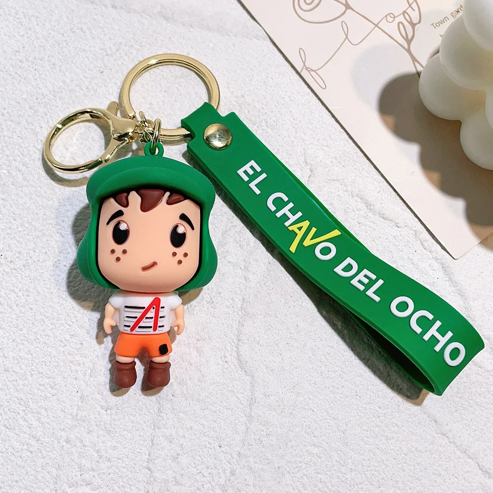ليلة الجمعة الفانك المفاتيح أنيمي دمية الشكل صبي فتاة El Chavo كيرينغ معلقة لعبة لعبة هدية للأطفال الرجال النساء المشجعين #5