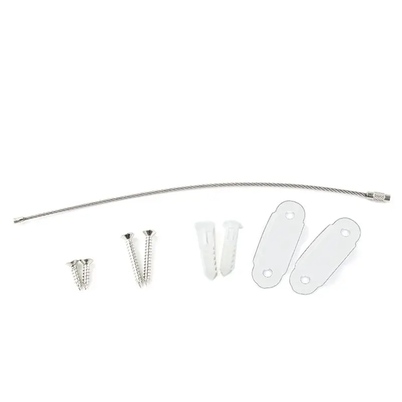 Ancrages de meubles en métal Anti-basculement pour bébé, sangles de meubles pour enfants, pour armoire, armoire, tiroirs, commode, AEE4-10 pièces