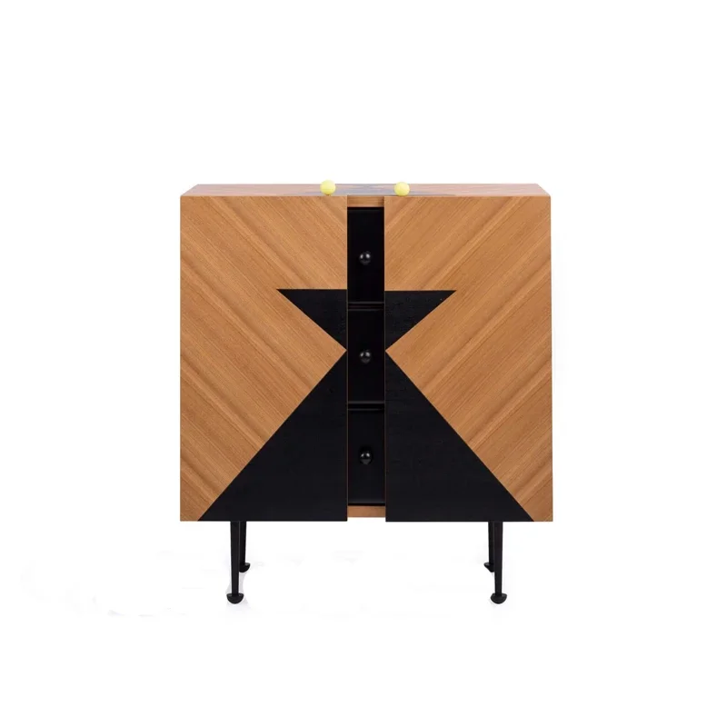 

American simple modern entrance locker Nordic light luxury living room decorative drawer storage cabinet