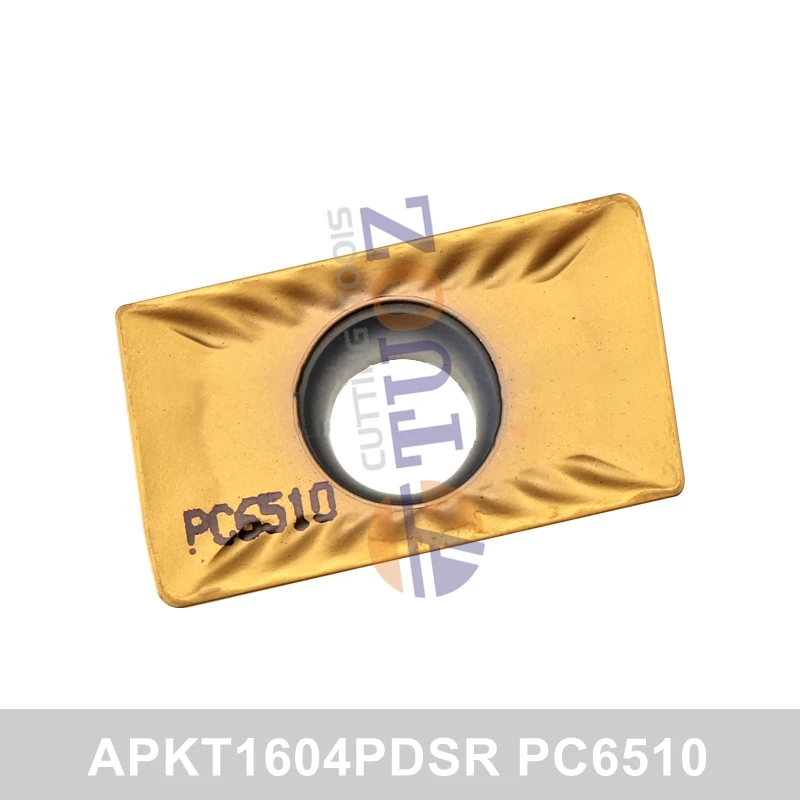 Imagem -02 - Inserções de Carboneto para Torno Cortador Cnc Torneamento Tools 100 Original Apkt1604pdsr Apkt1604pdsr Apkt1604pdsr-mm Pc6510 Ncm325